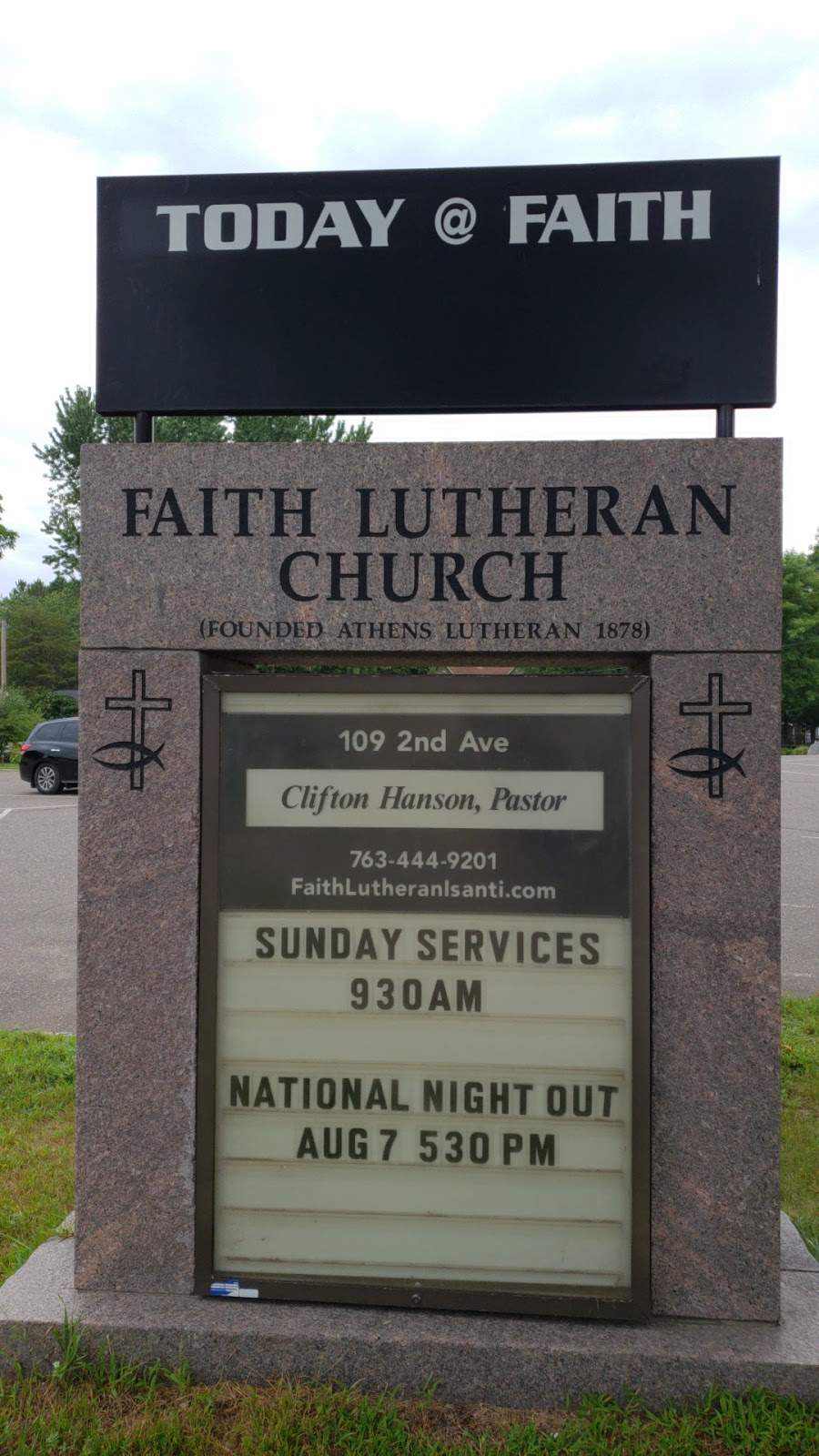 Faith Lutheran Church | 109 2nd Ave NW, Isanti, MN 55040, USA | Phone: (763) 444-9201