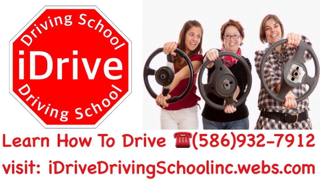 iDrive Driving School | 2171 Jonathan Dr, Sterling Heights, MI 48310 | Phone: (586) 932-7912