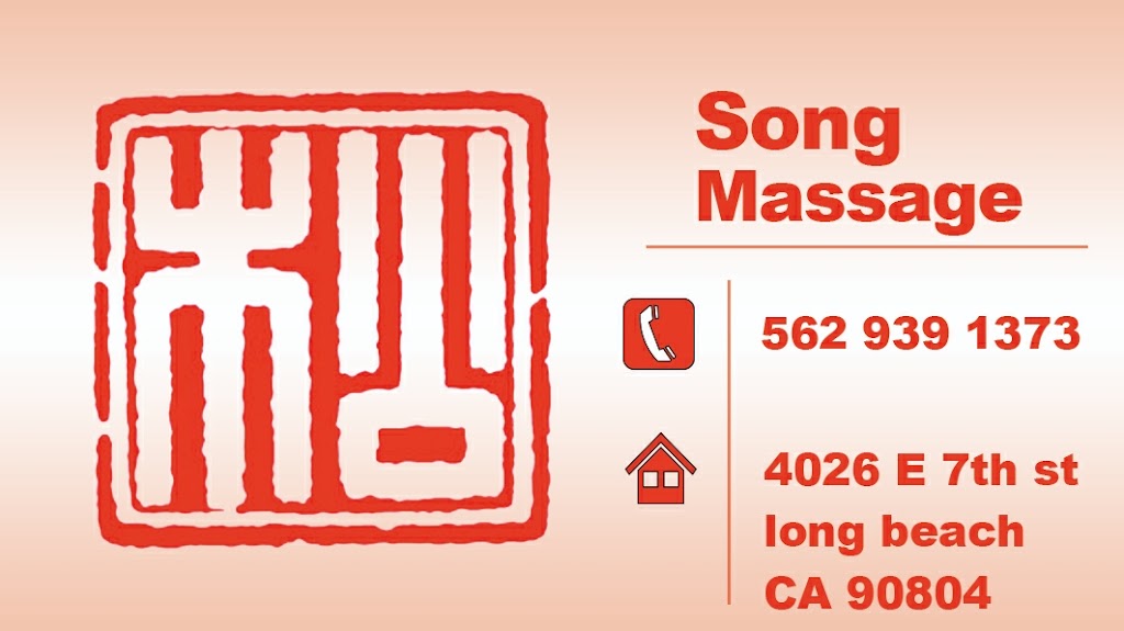 song massage | 4026 E 7th St, Long Beach, CA 90804, USA | Phone: (562) 939-1373