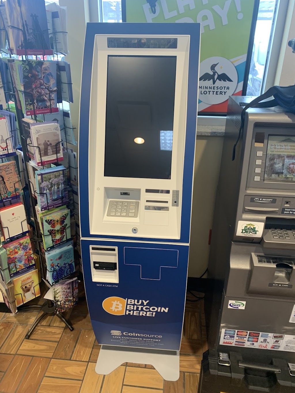 Coinsource Bitcoin ATM | 4400 ODay Ave NE, St Michael, MN 55376, USA | Phone: (805) 500-2646