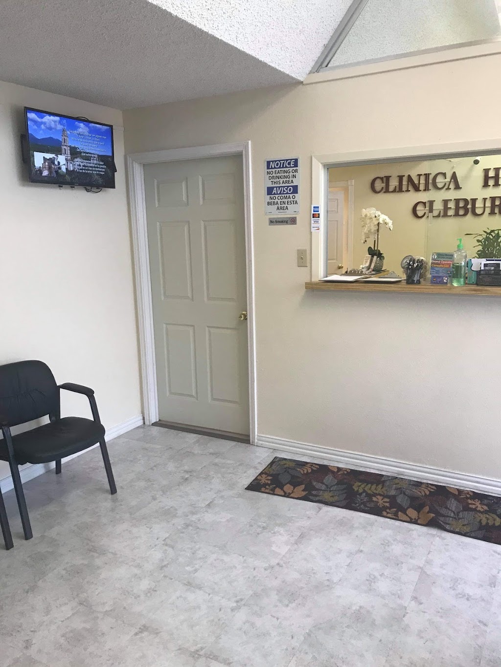 Clinica Dr Hispano. Clinica Hispana Cleburne | 105 Poindexter Ave suite c, Cleburne, TX 76033, USA | Phone: (682) 317-1907