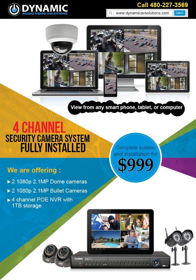 Dynamic Audio Video Solutions | 4410 South Carmine Cir, Mesa, AZ 85212, USA | Phone: (480) 227-3569