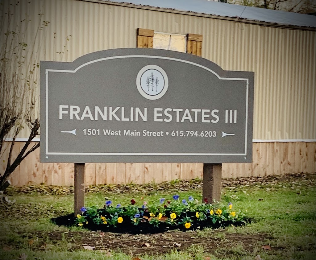 Franklin Estates Mobile Home Park | 700 W Meade Blvd, Franklin, TN 37064, USA | Phone: (615) 794-6203
