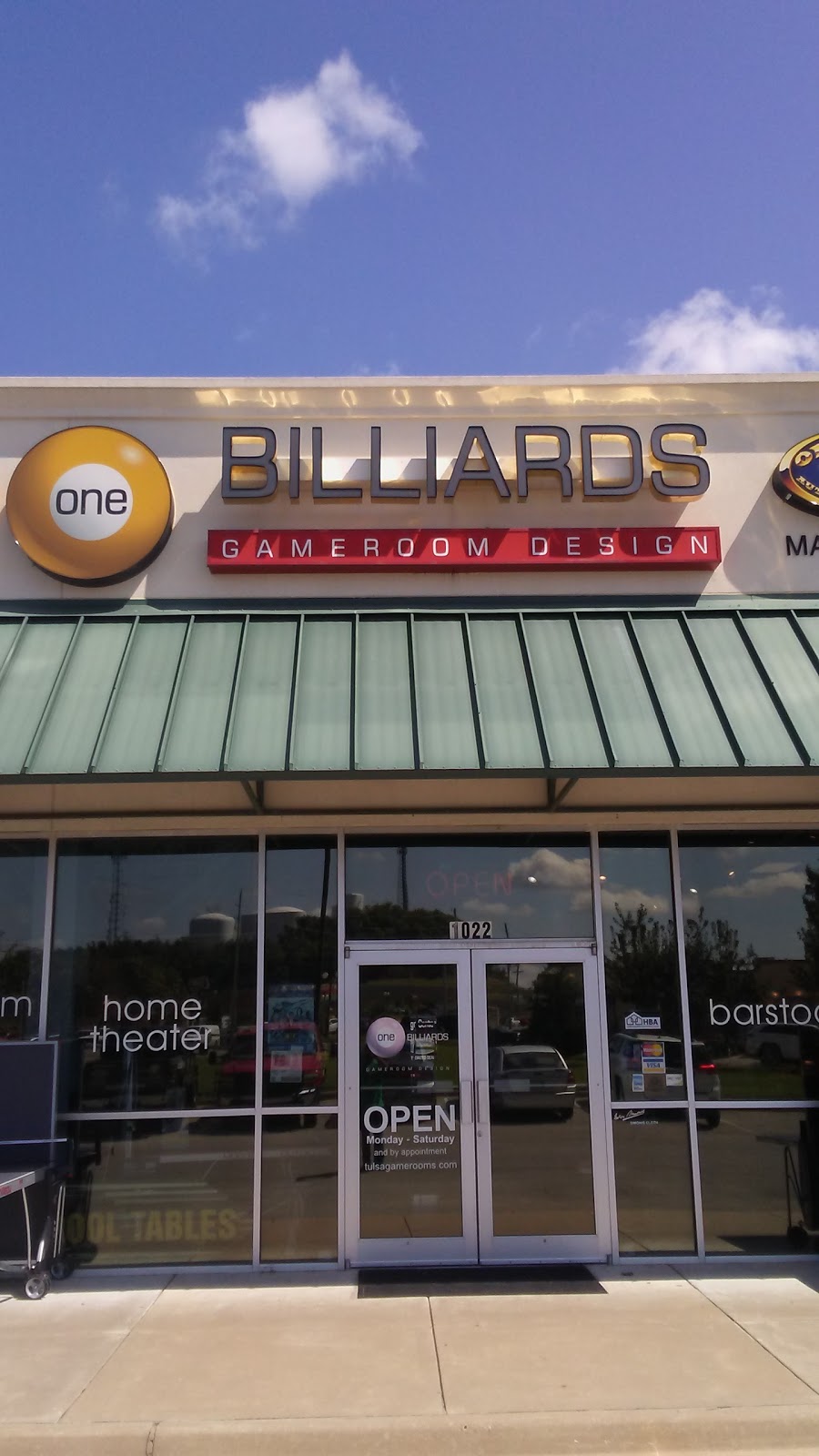 One Billiards - Gameroom Design | 1022 E Lansing St, Broken Arrow, OK 74012, USA | Phone: (918) 251-7665