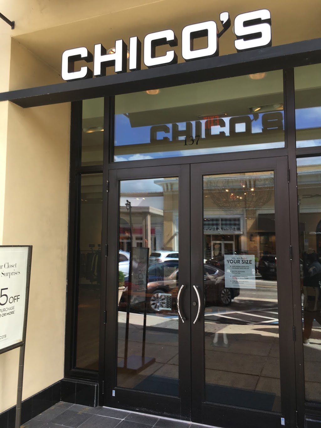 Chicos | 4791 River City Dr Ste 137, Jacksonville, FL 32246, USA | Phone: (904) 384-5880