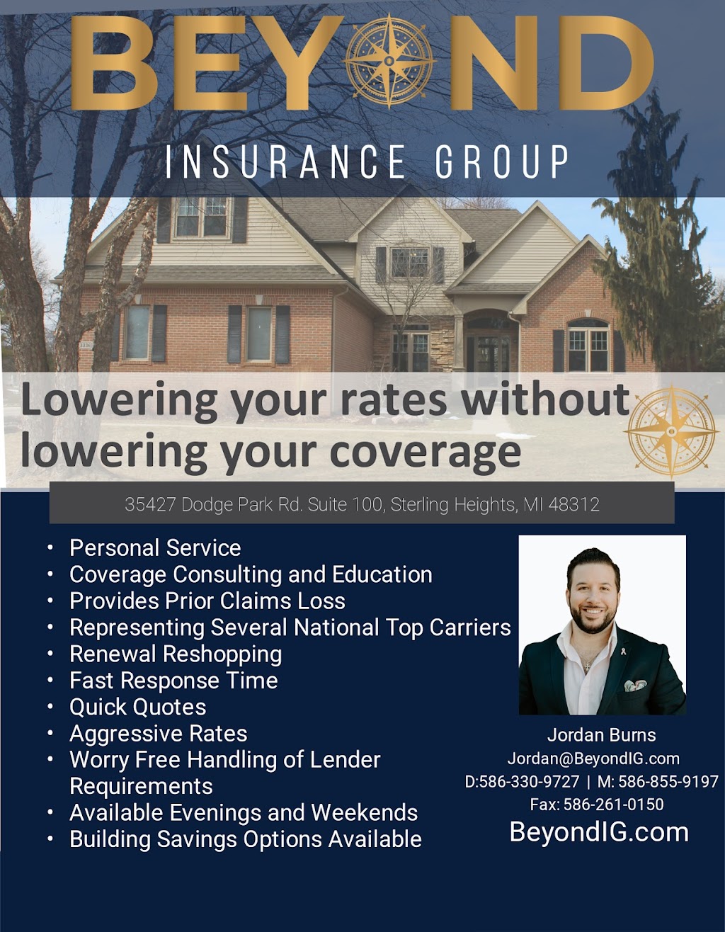 Beyond Insurance Group | 38219 Mound Rd Ste. 201, Sterling Heights, MI 48310, USA | Phone: (586) 330-9727
