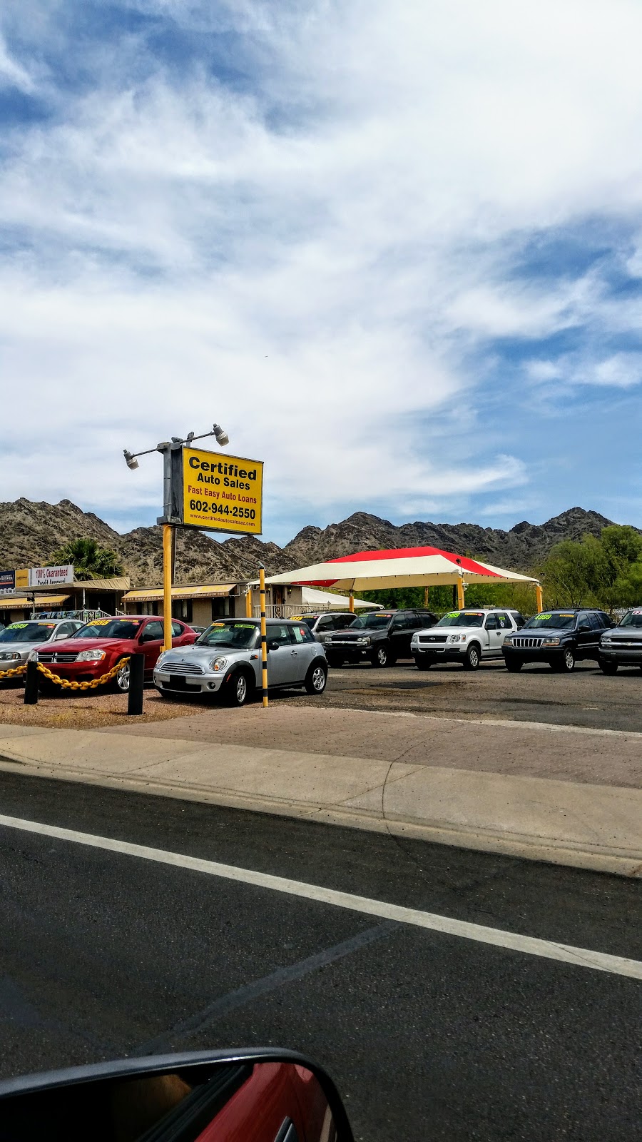 Certified Auto Sales | 10055 N Cave Creek Rd, Phoenix, AZ 85020, USA | Phone: (602) 944-2550