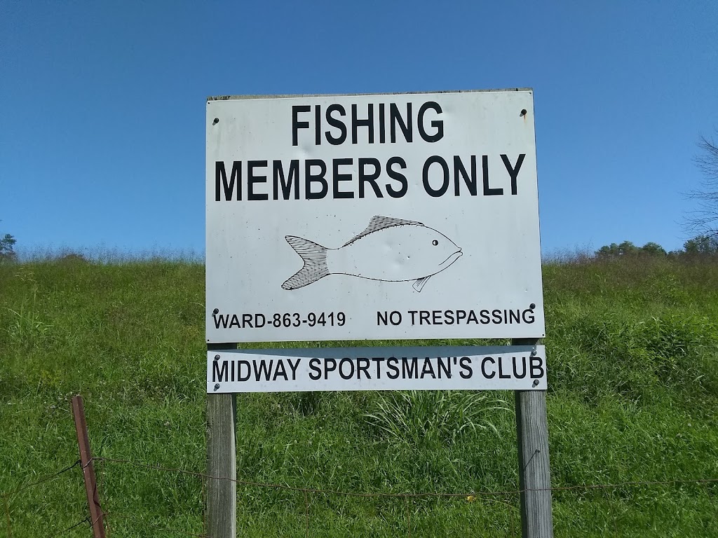 Midway sportsmen lake | 4999 Ironworks Rd #4925, Georgetown, KY 40324, USA | Phone: (502) 591-7022