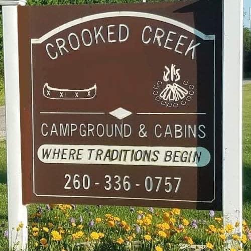 Crooked Creek Campground & Cabins | 2450 N 1100 E, Howe, IN 46746, USA | Phone: (260) 336-0757