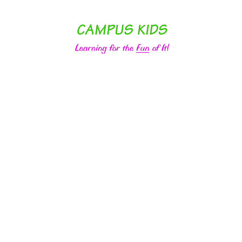 Campus Kids Learning Center | 183 E Glenarm St #102, Pasadena, CA 91105, USA | Phone: (626) 799-3909