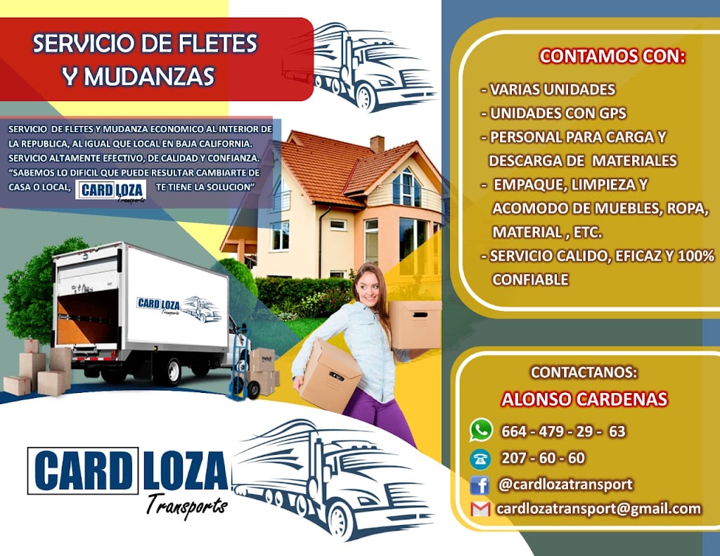 Cardloza transport Yarda 2 | Viñedos Casa Blanca, 22246 Tijuana, B.C., Mexico | Phone: 664 207 6060