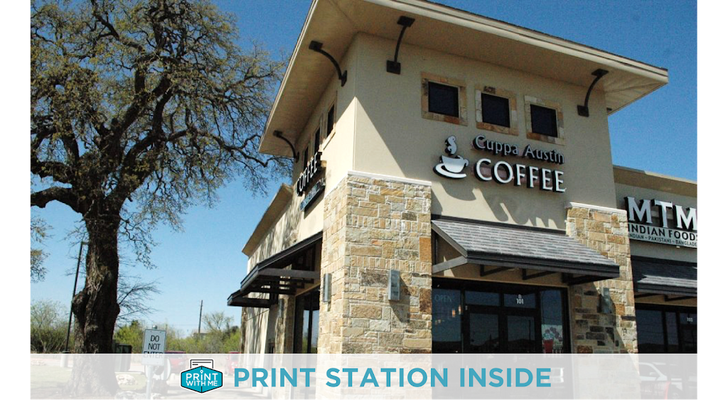 PrintWithMe Print Kiosk at Cuppa Austin | 9225 W Parmer Ln UNIT 101, Austin, TX 78717, USA | Phone: (773) 797-2118