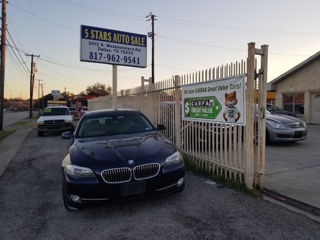 5 STARS AUTO SALE | 3013 S Westmoreland Rd, Dallas, TX 75233 | Phone: (972) 803-1099