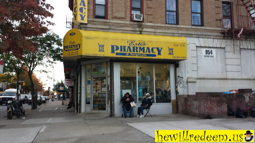 Estis Pharmacy & Surgical | 300 Troy Ave, Brooklyn, NY 11213, USA | Phone: (718) 484-4305