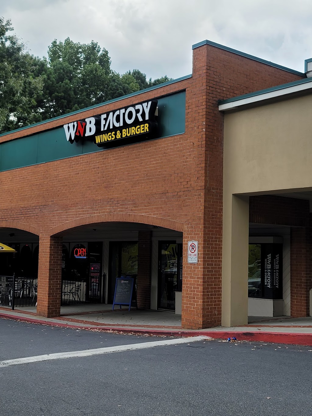 WNB Factory - Wings & Burger | 2090 Dunwoody Club Dr #103, Sandy Springs, GA 30350 | Phone: (770) 558-3900