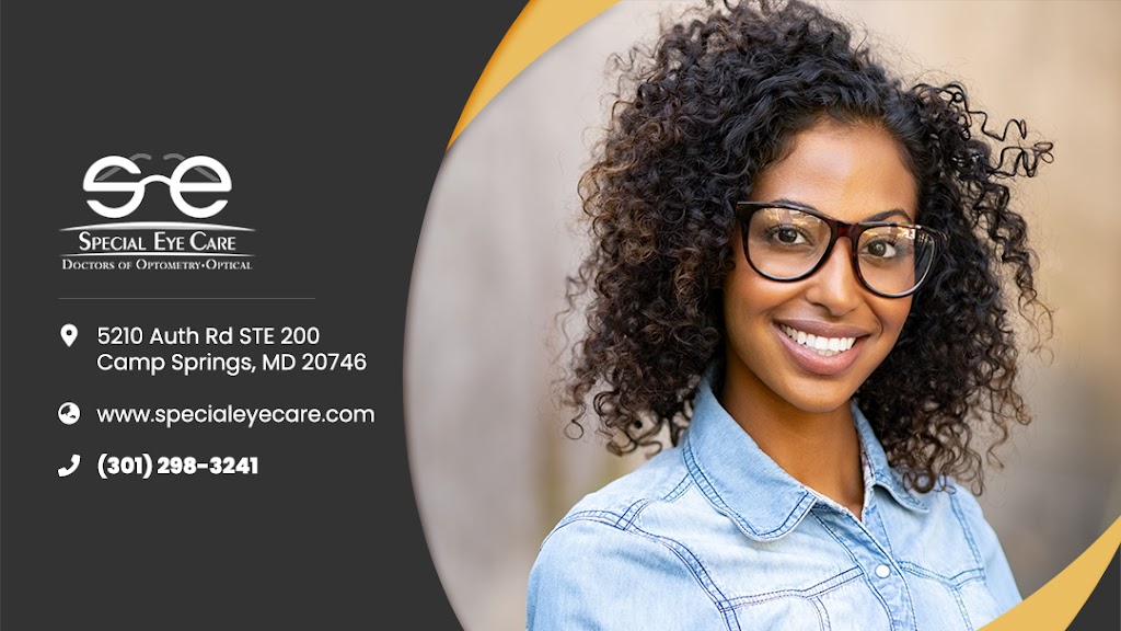 Special Eye Care | 5210 Auth Rd #200, Camp Springs, MD 20746, USA | Phone: (301) 702-0090