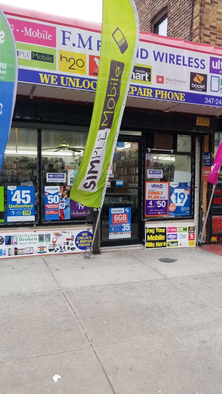 FM Prepaid Wireless Inc | 407 Pine St, Brooklyn, NY 11208 | Phone: (347) 240-3931