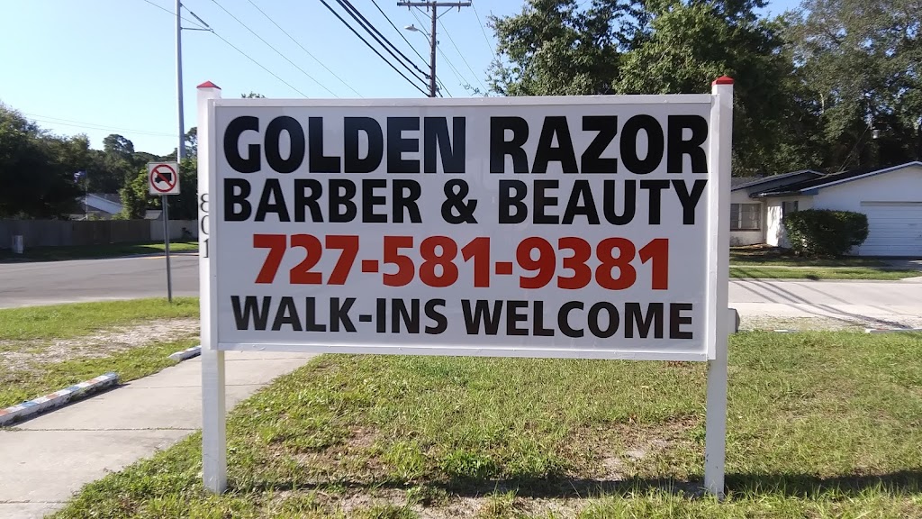 Golden Razor Barber & Beauty Salon | 801 Highland Ave, Largo, FL 33770, USA | Phone: (727) 581-9381