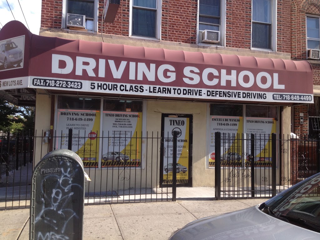 Tineo Driving School | 856 New Lots Ave, Brooklyn, NY 11208, USA | Phone: (718) 649-4499