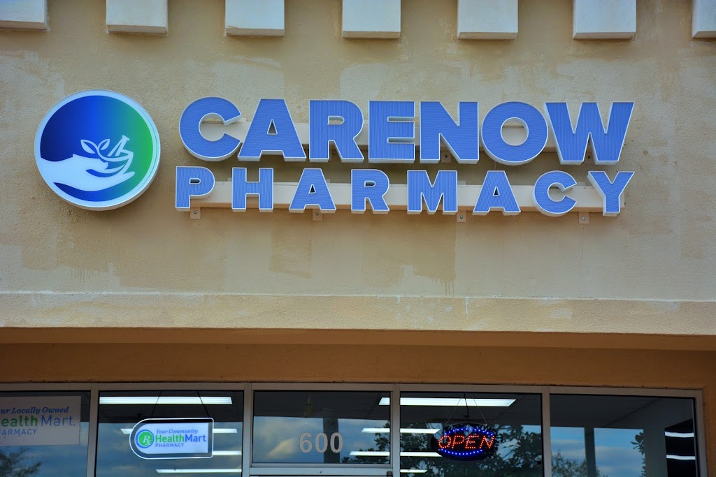 Carenow Pharmacy | 1039 Harley Strickland Blvd STE 600, Orange City, FL 32763, USA | Phone: (386) 456-0055