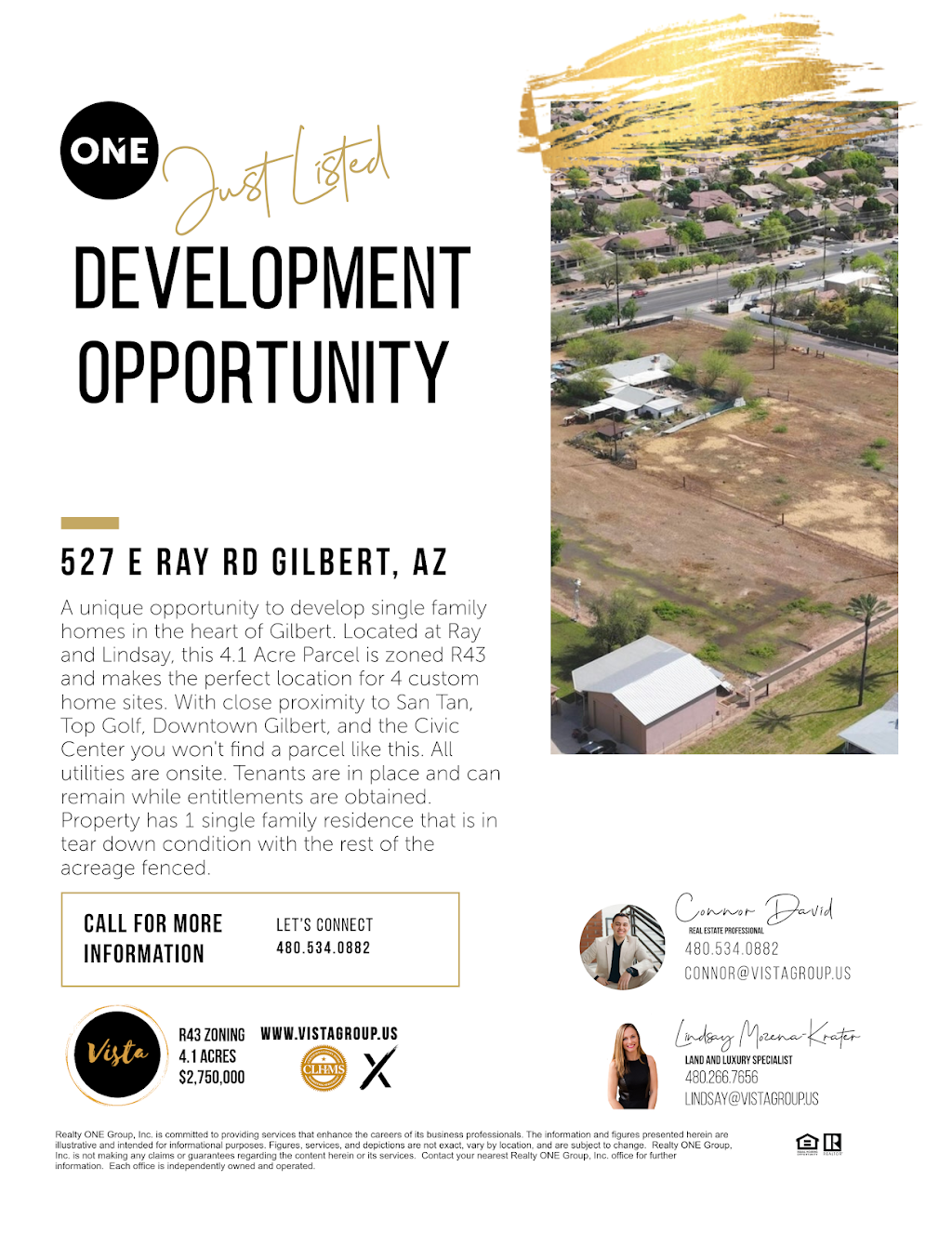 Realty ONE Group - Lindsay Mozena | 3530 S Val Vista Dr #114, Gilbert, AZ 85297, USA | Phone: (480) 266-7656