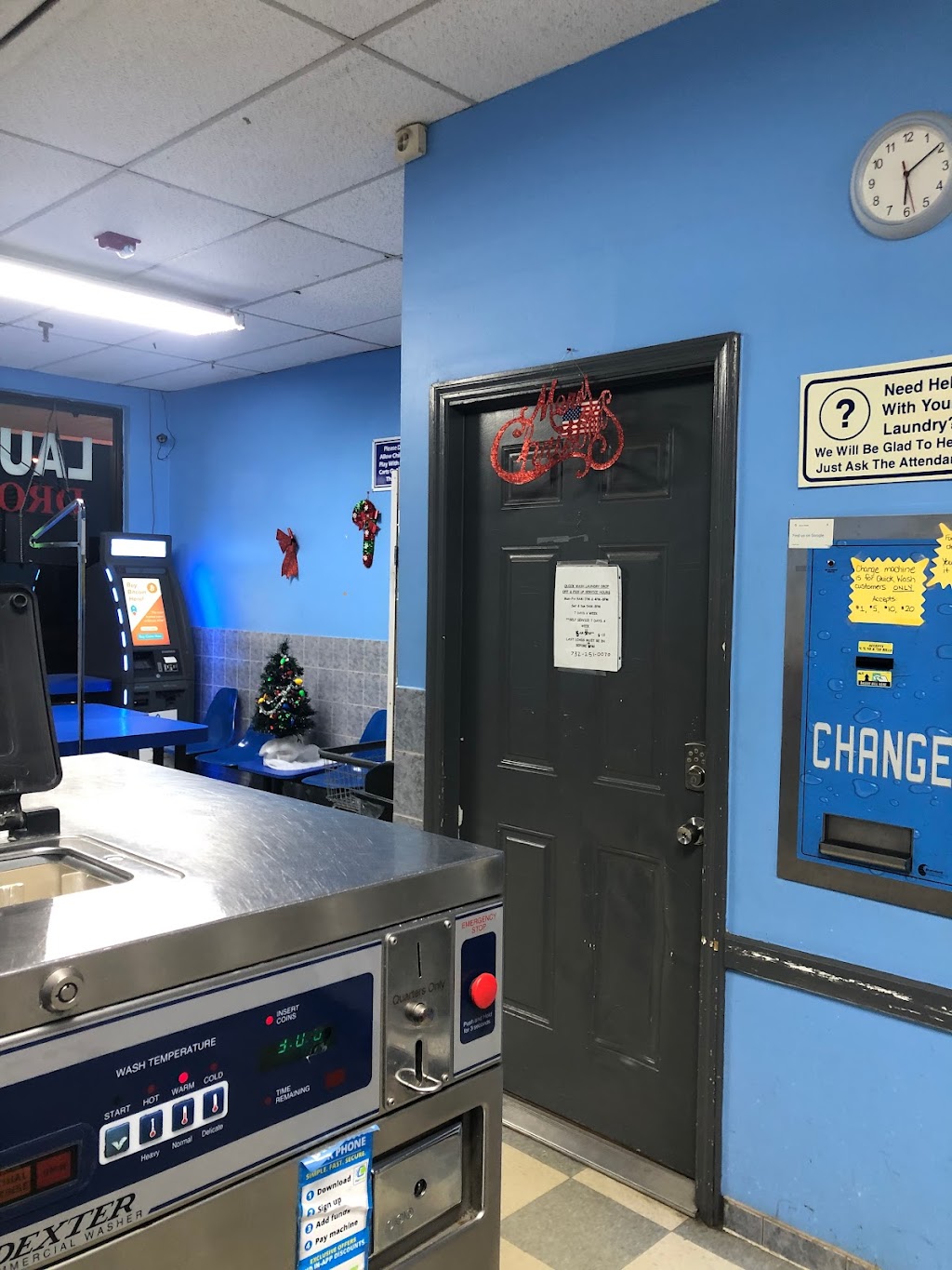 Quick Wash Laundromat | 100 Summerhill Rd, Spotswood, NJ 08884, USA | Phone: (732) 251-0070