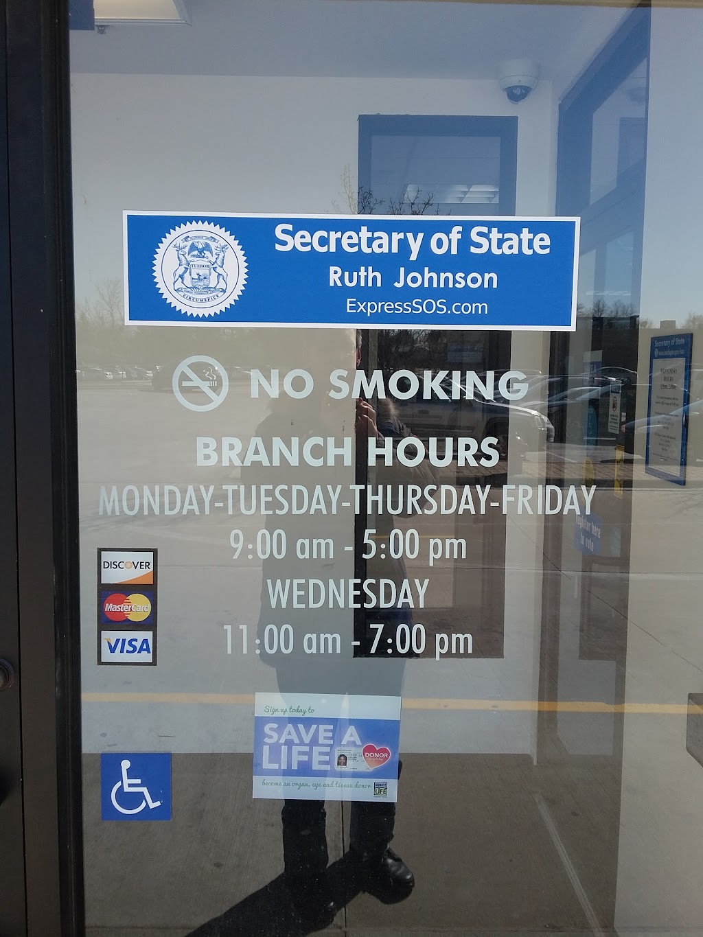 Secretary of State office | 4675 Washtenaw Ave, Ann Arbor, MI 48108, USA | Phone: (888) 767-6424