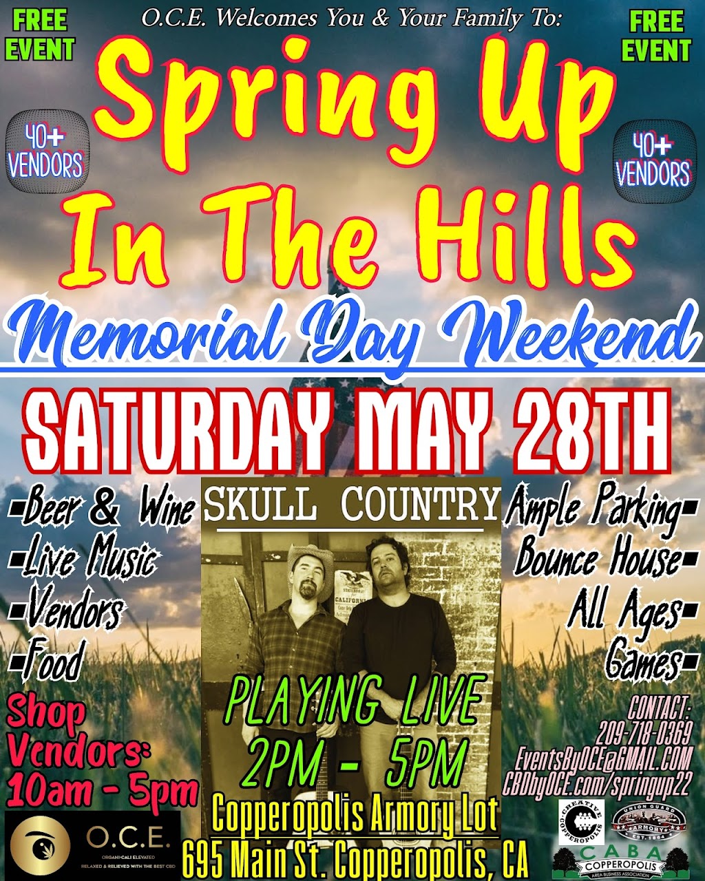 Spring Up In The Hills | 695 Main St, Copperopolis, CA 95228, USA | Phone: (209) 718-0369
