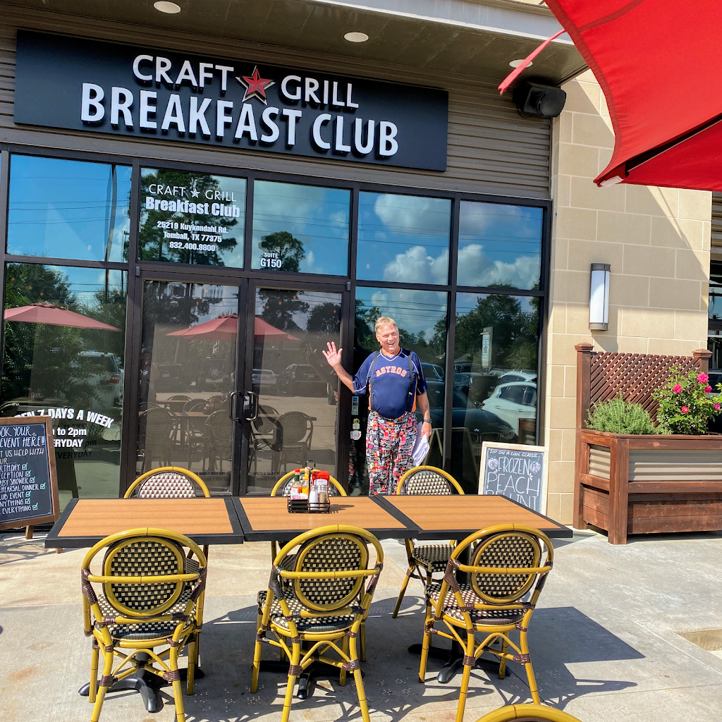 Craft Grill Breakfast Club | 25219 Kuykendahl Rd Suite G150, Tomball, TX 77375, USA | Phone: (832) 400-9800