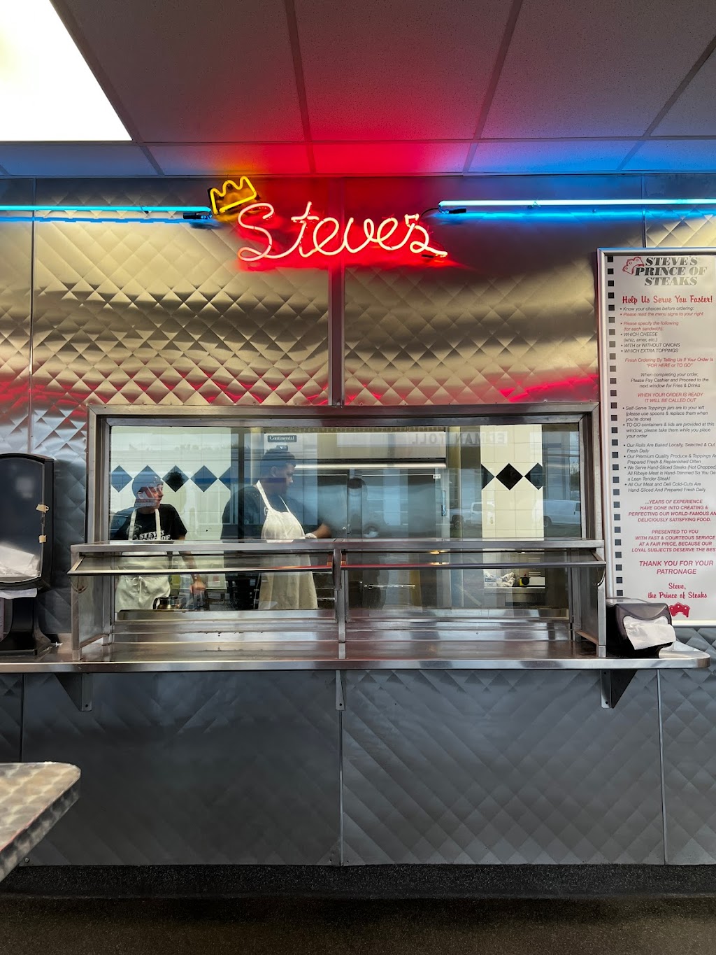 Steves Prince of Steaks | 1617 Lincoln Hwy, Langhorne, PA 19047, USA | Phone: (215) 943-4640