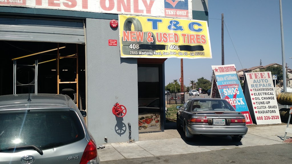 T & C New & Used Tires | 2845 Monterey Hwy STE 23, San Jose, CA 95111, USA | Phone: (408) 226-2520