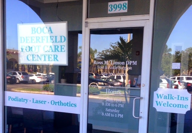 Boca Deerfield Foot Care Center | 3998 W Hillsboro Blvd, Deerfield Beach, FL 33442, USA | Phone: (954) 360-0400