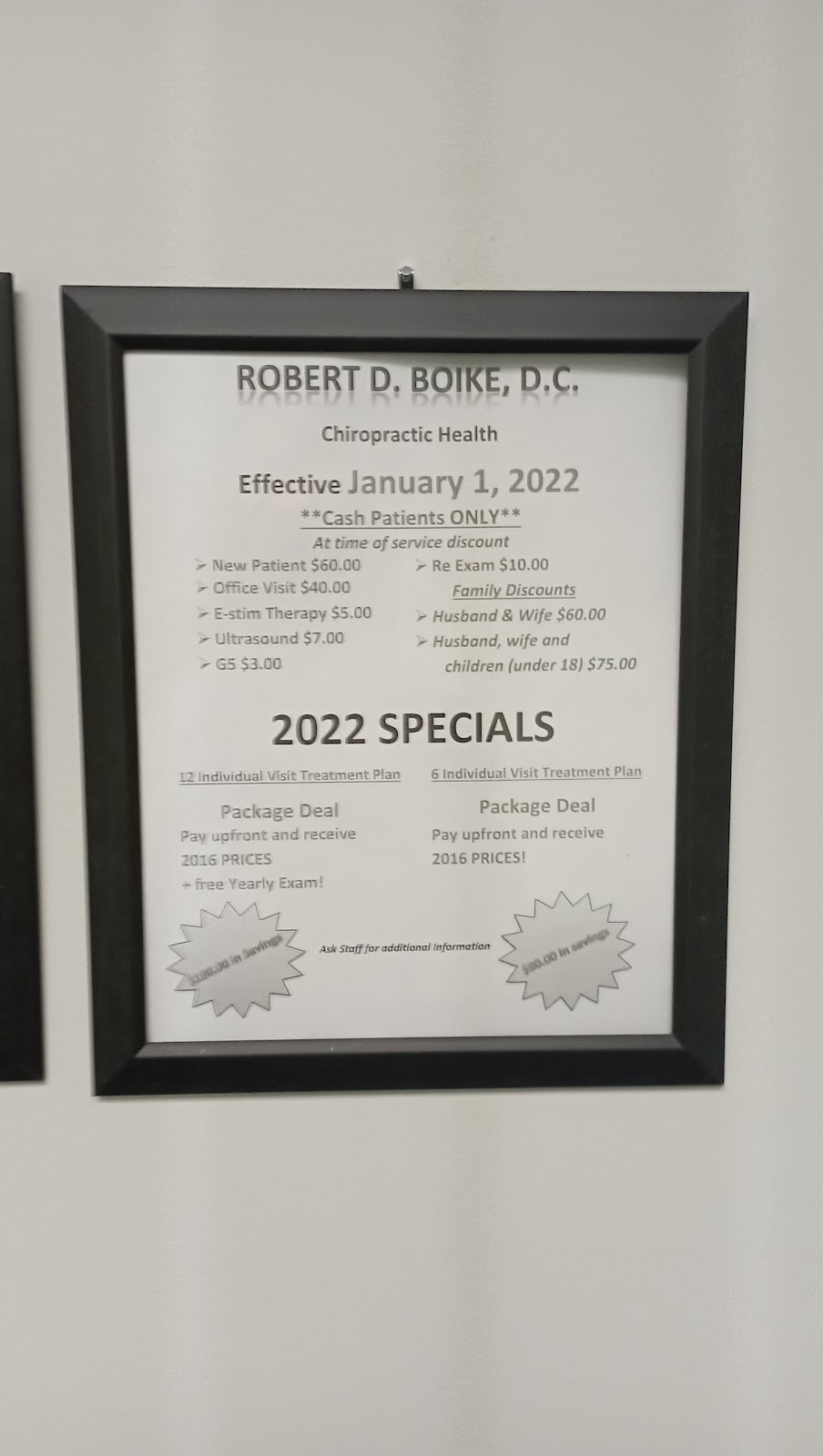 Boike Robert D DC | 1345 Bellbrook Ave, Xenia, OH 45385, USA | Phone: (937) 372-7683