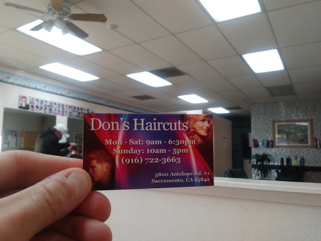 Don Haircuts | 5800 Antelope Rd ste 1, Sacramento, CA 95842, USA | Phone: (916) 757-5886