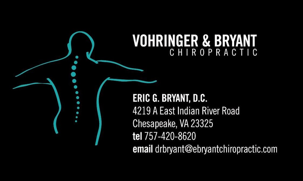 Vohringer & Bryant Chiropractic | 4219 Indian River Rd # A, Chesapeake, VA 23325, USA | Phone: (757) 420-8620