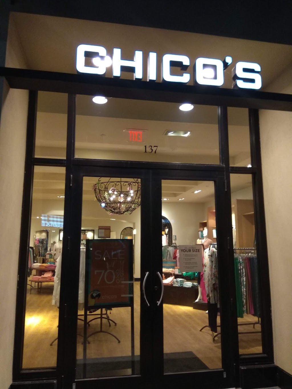 Chicos | 4791 River City Dr Ste 137, Jacksonville, FL 32246, USA | Phone: (904) 384-5880