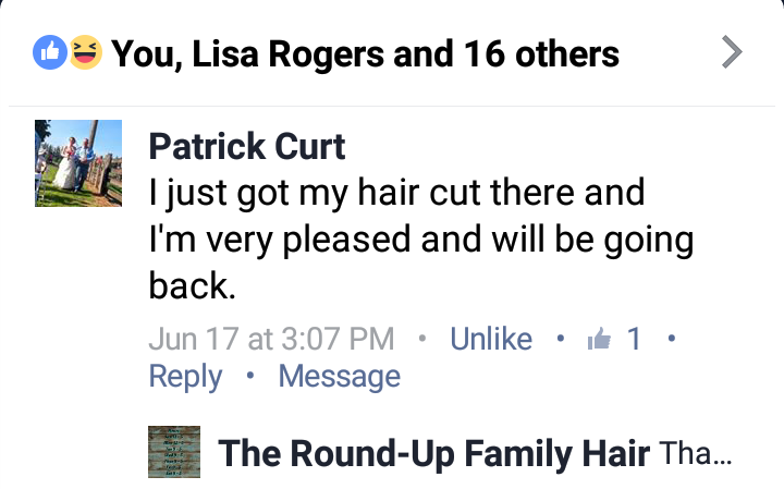 The Round-up Family Hair | 18089 OR-211, Molalla, OR 97038, USA | Phone: (503) 847-4911