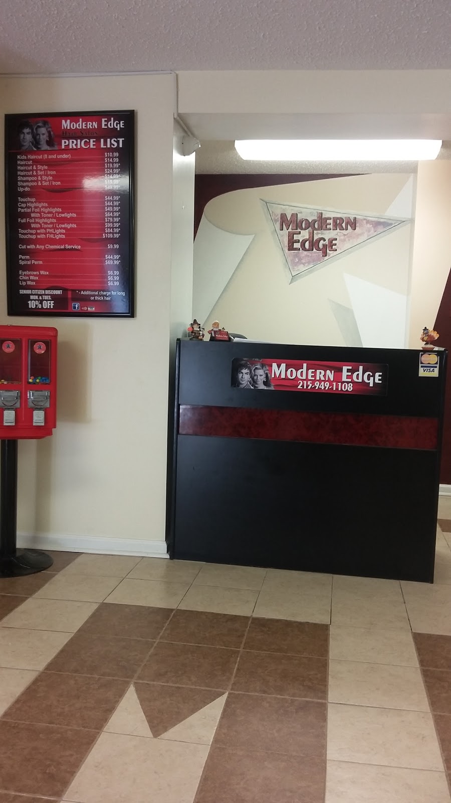 Modern Edge Hair Salon | 5907 Bristol Emilie Rd, Levittown, PA 19057, USA | Phone: (215) 949-1108