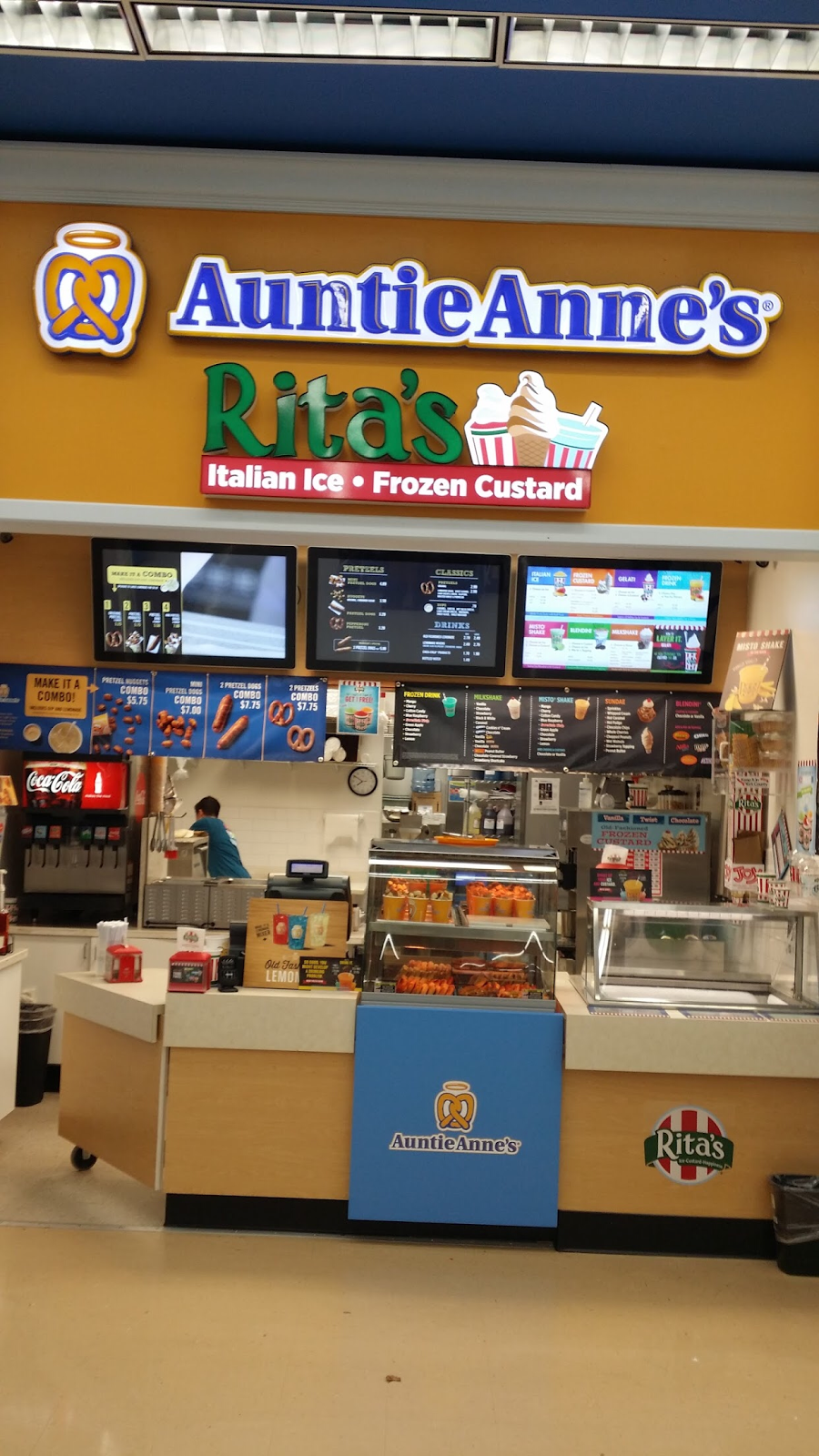 Ritas Italian Ice & Frozen Custard | 2601 George Washington Mem Hwy Walmart, Yorktown, VA 23693, USA | Phone: (757) 867-7935