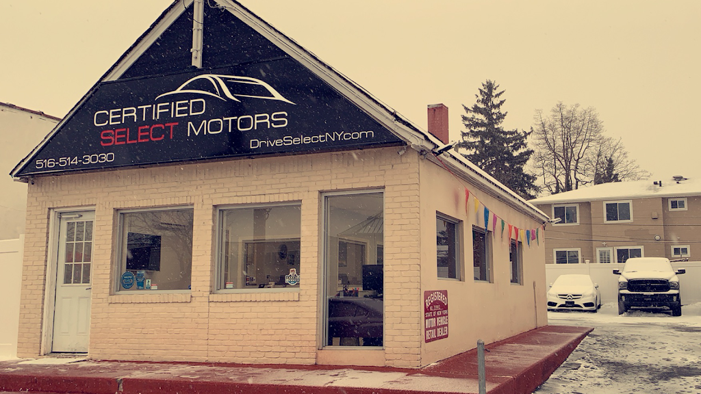 Certified Select Motors | 455 Hempstead Turnpike, West Hempstead, NY 11552, USA | Phone: (516) 514-3033