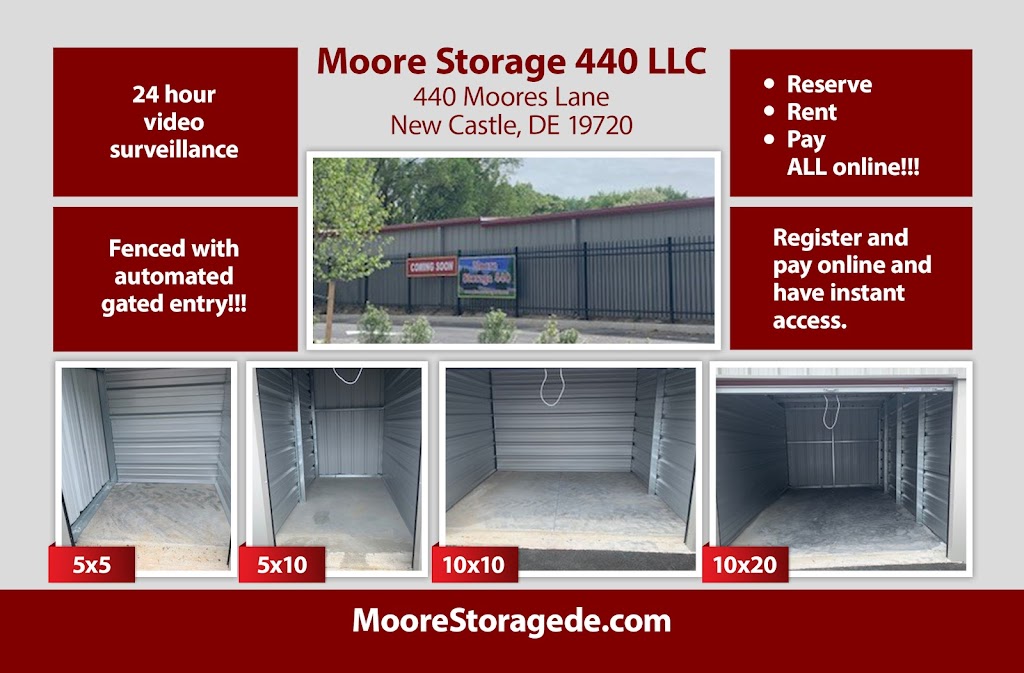 Moore Storage Delaware | 440 Moores Ln, New Castle, DE 19720, USA | Phone: (302) 205-0522