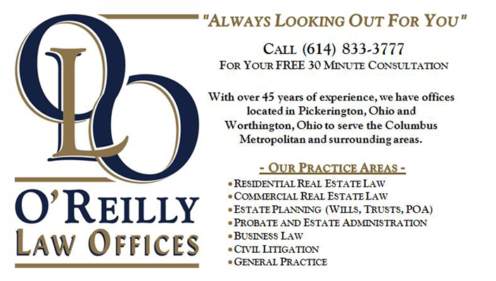 OReilly Law Offices | 10400 Blacklick-Eastern Rd NW Suite 110, Pickerington, OH 43147, USA | Phone: (614) 833-3777