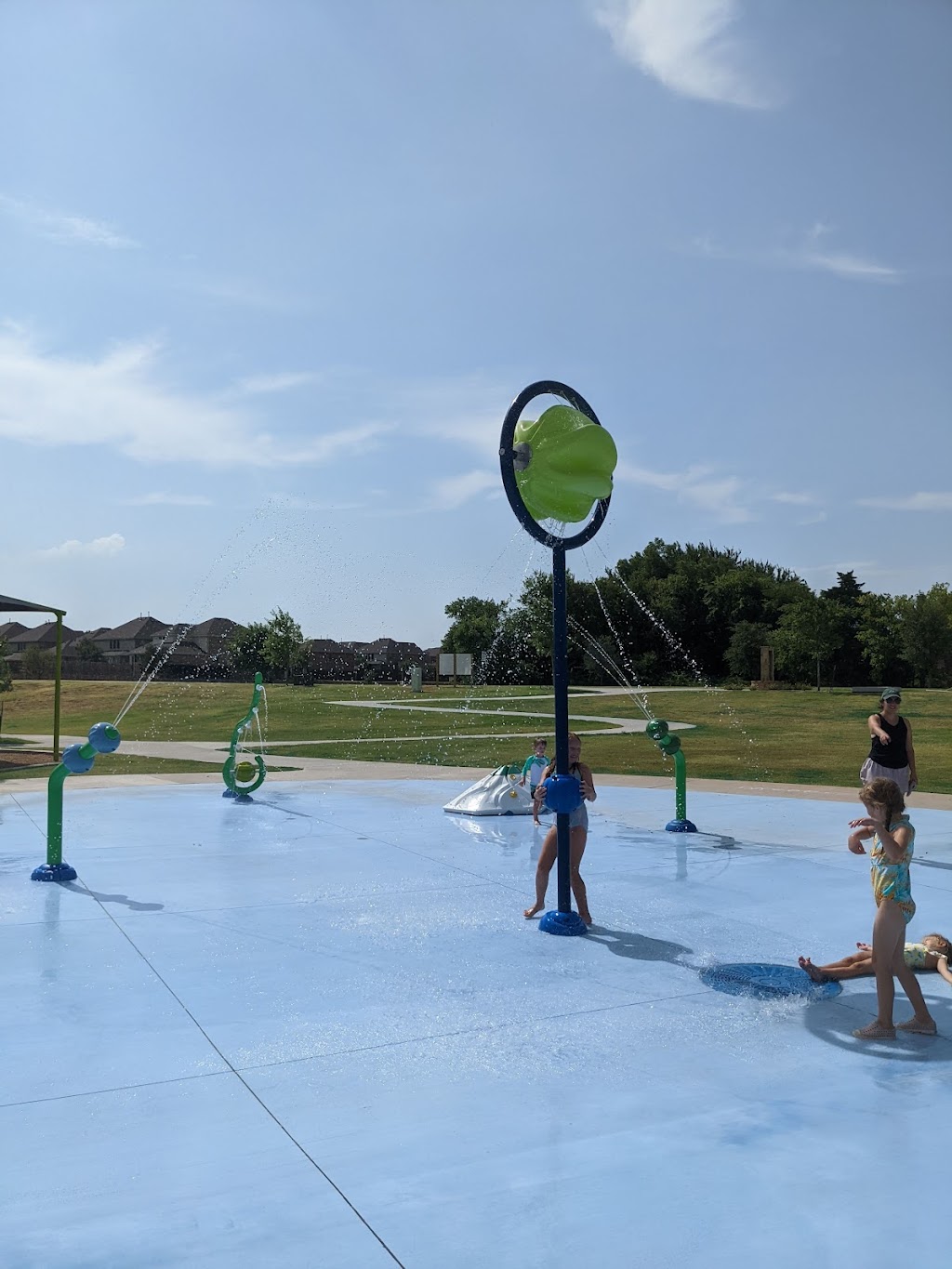 Prestwyck Park - Splash Pad | 1617 Prestwick Hollow Dr, McKinney, TX 75071, USA | Phone: (972) 547-7480