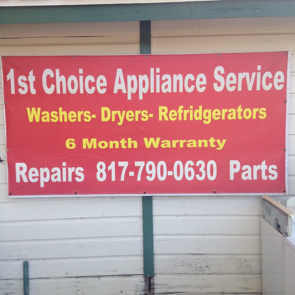1st Choice Appliance Service | 510 N Pkwy Dr, Alvarado, TX 76009, USA | Phone: (817) 790-0630