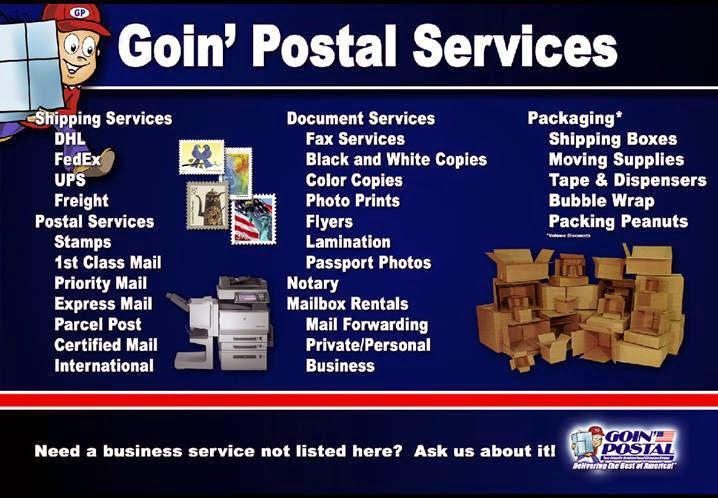 Goin Postal | 10030 Green Level Church Road #802, Cary, NC 27519, USA | Phone: (919) 267-4749