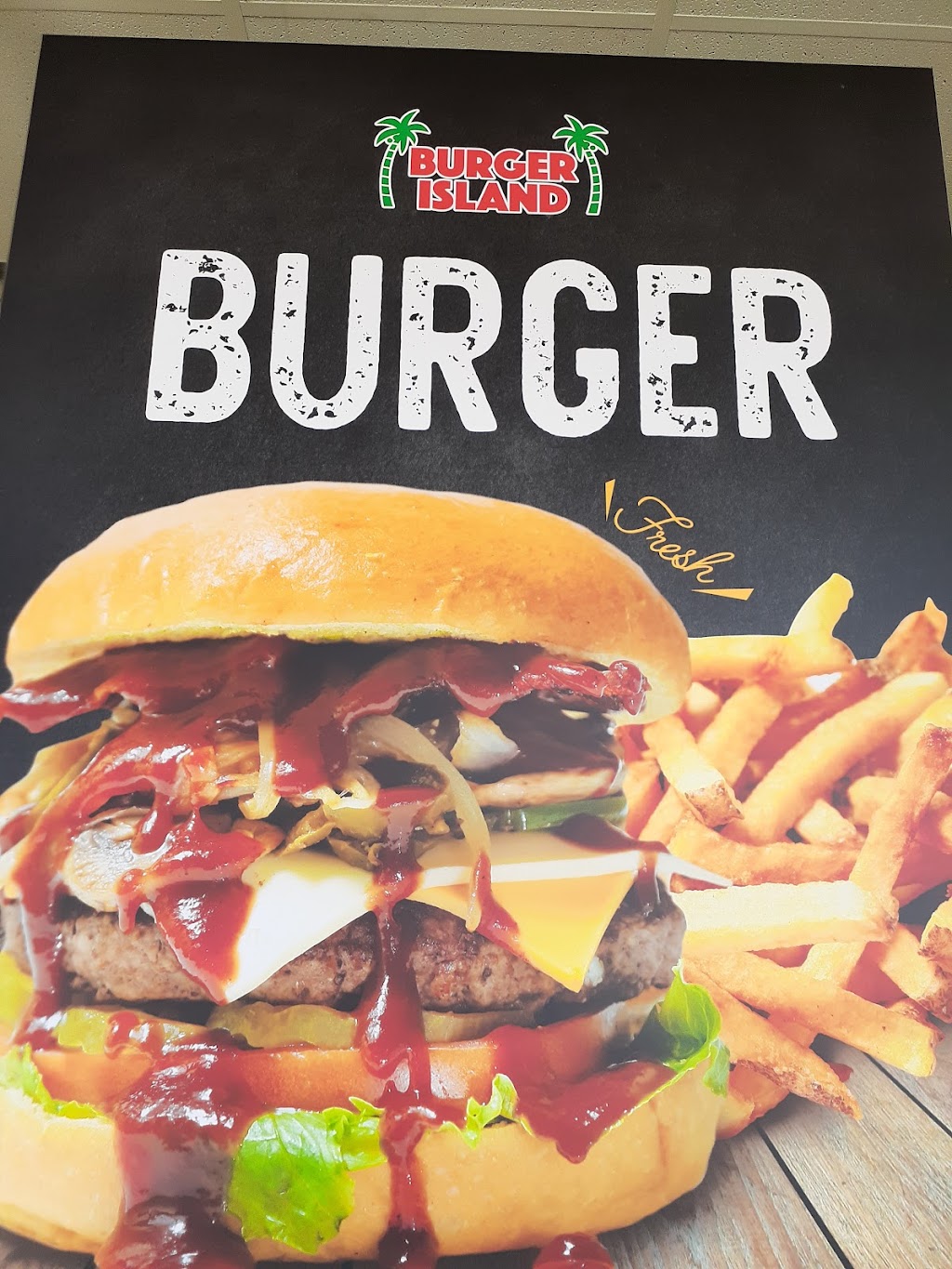 Burger Island | 2175, 9410 Walnut St # 100, Dallas, TX 75243, USA | Phone: (214) 570-8021