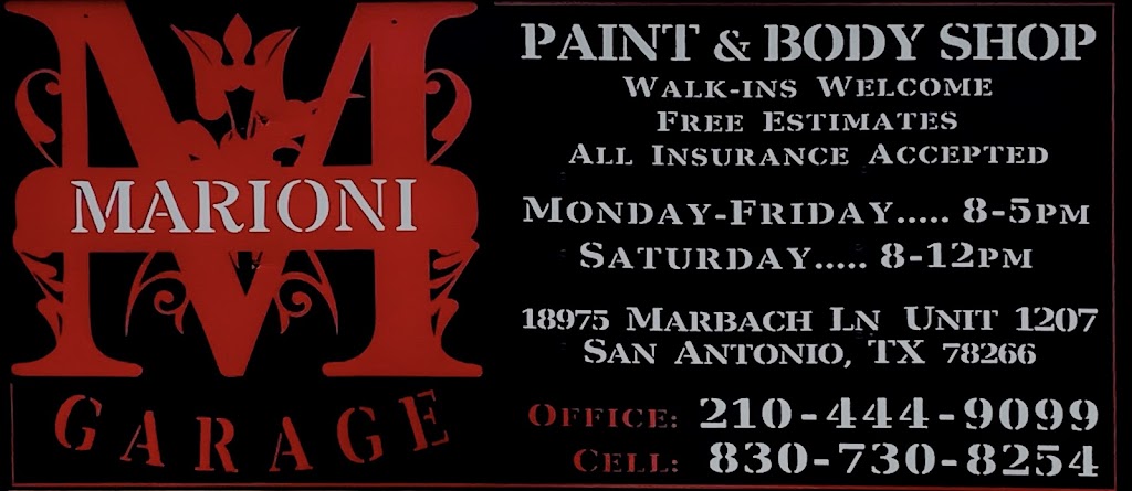 Marioni Garage | 18975 Marbach Ln STE 1500, San Antonio, TX 78266 | Phone: (210) 444-9099