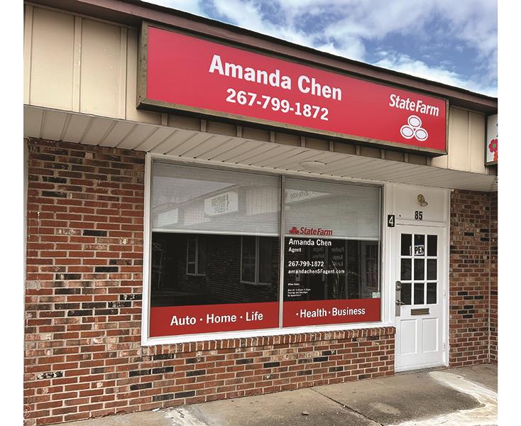 Amanda Chen - State Farm Insurance Agent | 85 Makefield Rd #4, Yardley, PA 19067, USA | Phone: (267) 799-1872