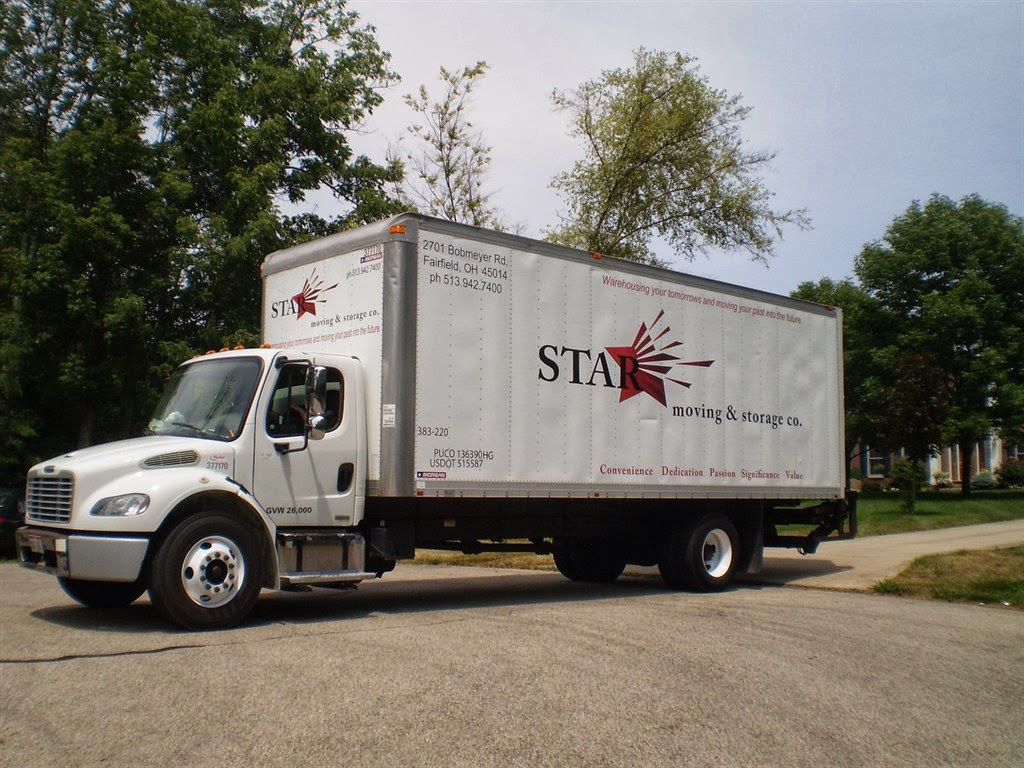 Star Moving & Storage | 2701 Bobmeyer Rd, Fairfield, OH 45014, USA | Phone: (513) 942-7400