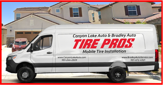 Tire Pros Mobile Van | 28200 Bradley Rd, Menifee, CA 92586, USA | Phone: (951) 215-6869